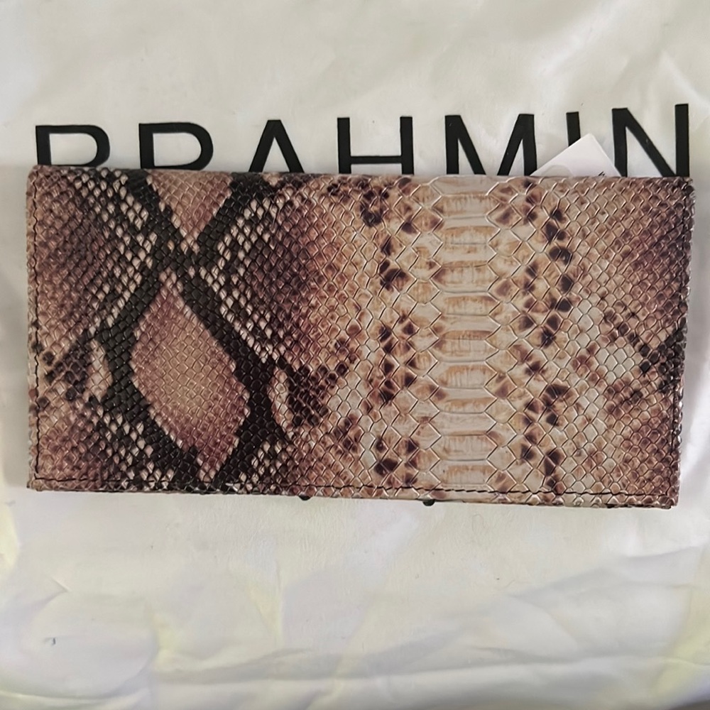 Checkbook Cover Snake Print